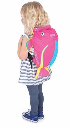 Trunki Paddlepak Nepremokavý Batoh, Rybka, ružová
