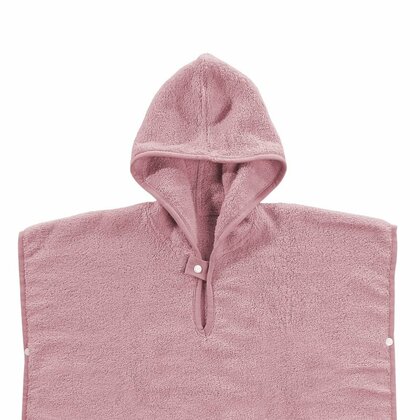 XKKO Poncho aus Bio-Baumwolle – Babyrosa Sterne