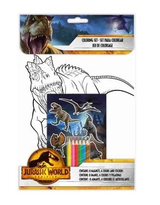 Kids Euroswan színezőkészlet, Jurassic World