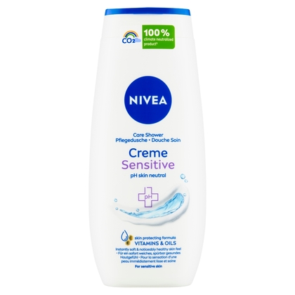 NIVEA Creme Sensitive Pečující sprchový gel, 250 ml
