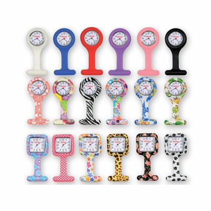 GIMA Nursing, pečovatelské hodinky silikonové, Paws fantasy