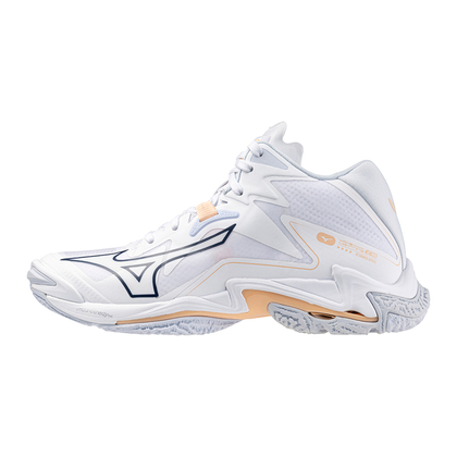 Mizuno Wave Lightning Z8 MID W Dámska volejbalová obuv, biela, veľ. 37