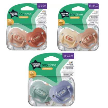 Tommee Tippee CTN AnyTime, Silikonový dudlík, 18-36m, 2ks