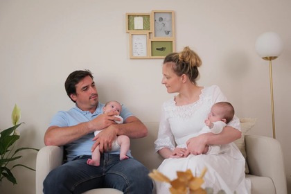 Petit Artichaut Štvorpanelový rámik na odtlačok a fotografiu - listy