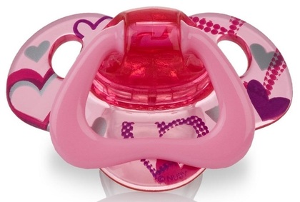 Nuby  Upokojujúci ortodonický cumlík, 6-12m