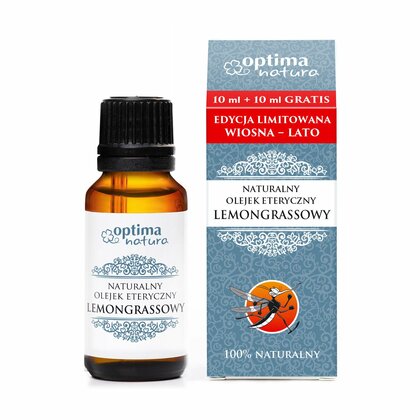 Optima Natura Natürliches ätherisches Öl, Zitronengras, Frühling-Sommer-Edition, 20 ml