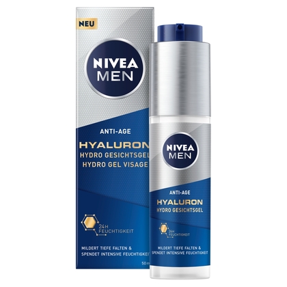 NIVEA Men Hyaluron Osvěžující pleťový gel, 50 ml