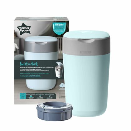 Tommee Tippee Twist &amp; Click Windelkorb, blau