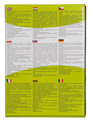 BabyOtisk Set für Abdruck, Rahmen mit Ton - rosa