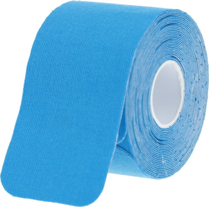 NOVAMA KINO2 VORGEFERTIGTES Kinesiologisches Tape 5cmx5m/mit Segmenten von 25cm, blau