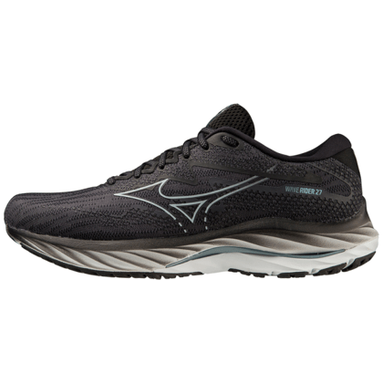 Mizuno Wave Rider 27 Pánska bežecká obuv, čierna, veľ. 46