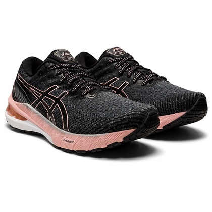 Asics GT 2000 10 W Damen Laufschuhe WeiB Schwarz Rosa Grau Gr 39 5