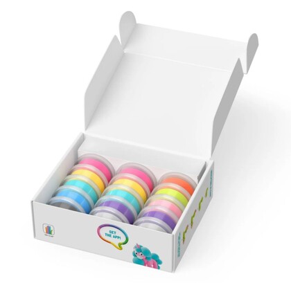 HEJ CLAY Egyszarvúak Modellező gyurma készlet, Egyszarvúak