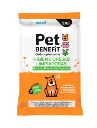 PET BENEFIT Reinigungstücher für die Hundeohrenhygiene, 30 Stk