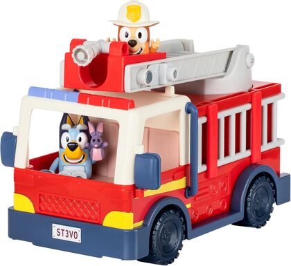 BLUEY Bingo'S Fire Truck - figurakészlet tartozékokkal
