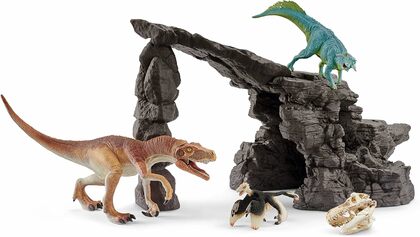 Schleich Dino - set s jaskyňou