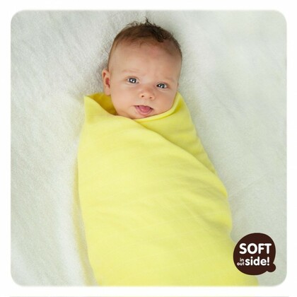 XKKO BMB zavinovačka - osuška, 120x120 Lemon