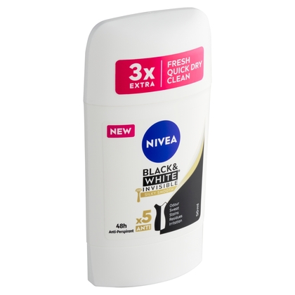 NIVEA Black &amp; White Invisible Silky Smooth Tuhý antiperspirant 50 ml