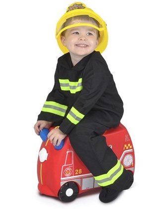 Trunki Kufor s kolieskami, Požiarnicke auto Frank, od 3r+