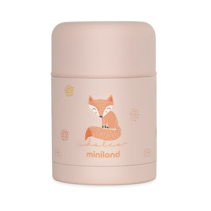 Miniland Dolce Termoska na jídlo, 600 ml, růžová