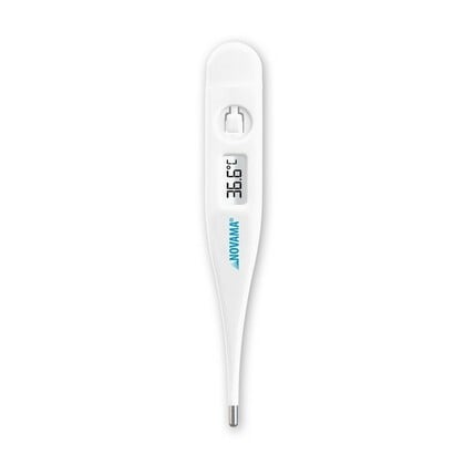 NOVAMA White Delta Elektronický digitálny teplomer so 60 sekundovým meraním, biely