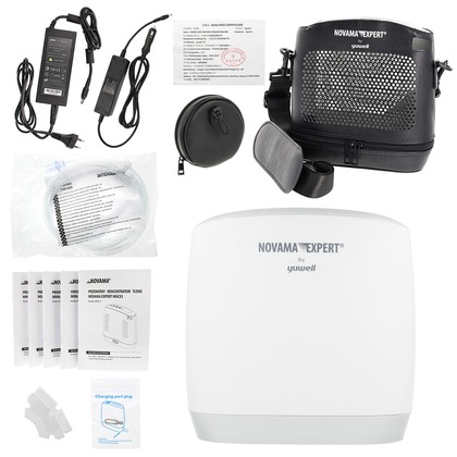 NOVAMA Expert MOCX3 a Yuwell Hordozható oxigénkoncentrátor (4 üzemmód)