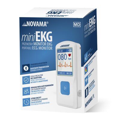 Novama Mini EKG Prenosný monitor srdcového rytmu s Bluetooth
