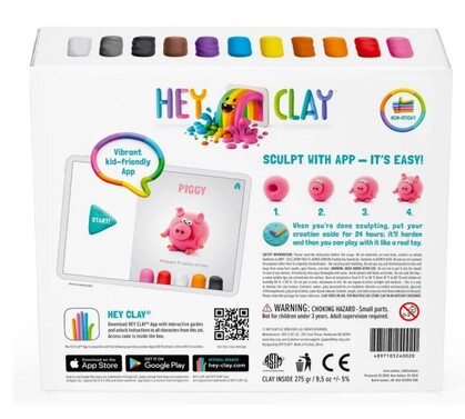 HEY CLAY Tiere Modelliermasse Set, Tiere