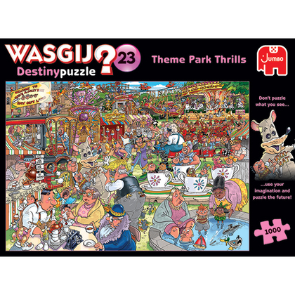 Jumbo Wasgij Puzzle - Theme Park Thrills 1000 dielikov