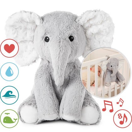 Cloud b®Eli The Elephant™, Animal with melody-Elephant, 0m+