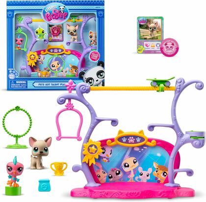 Littlest Pet Shop Pets Got Talent - Hrací set Zvířátka mají talent