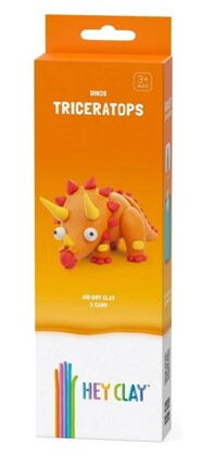 HEY CLAY Dinos Modelliermasse, Triceratops