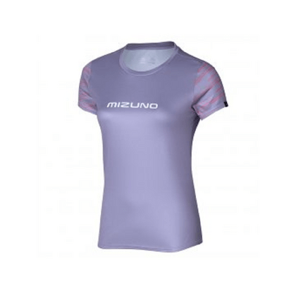 Mizuno Dámské sportovní triko, fialové, vel. L XL