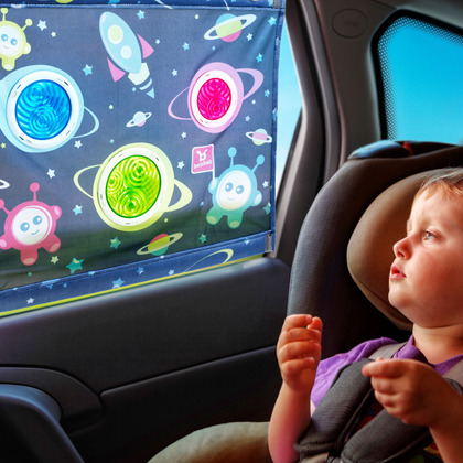 BenBat Sluneční clona do auta XXL, vesmír