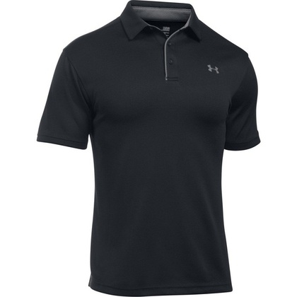 Under Armour Tech Polo Pánske športové tričko s krátkym rukávom, čierne, veľ. S