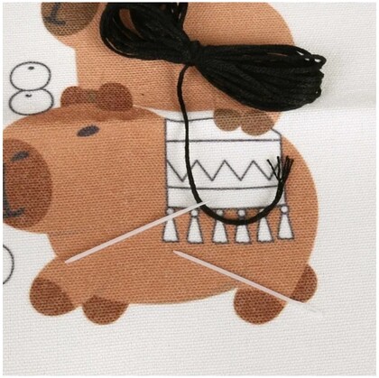 WOW BOX Kreatívna sada Vyšívanie - Kapibara sa teší