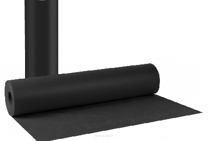 Aseo Papier Unterlage für Untersuchungsliegen mit Perforation, 58 cm x 70 m, schwarz