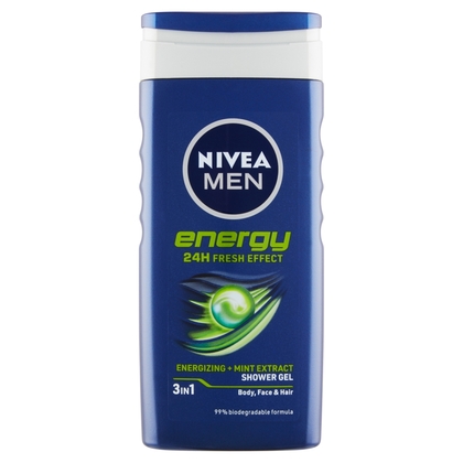 NIVEA Men Energy Sprchovací gél, 250 ml