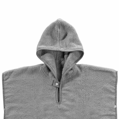 XKKO Poncho aus Bio-Baumwolle – Silberne Sterne