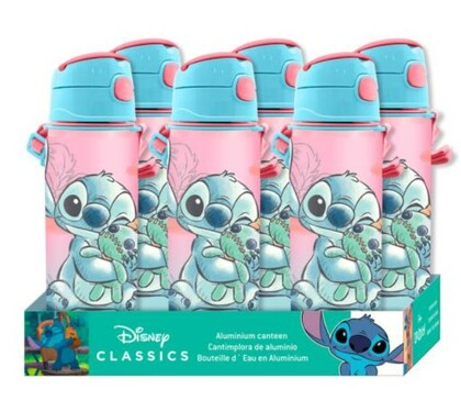 Kids Euroswan Hliníková fľaša s náustkom - Lilo &amp; Stitch 600 ml