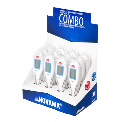 NOVAMA COMBO Digitales Thermometer mit flexibler Spitze, Komplettpaket von 12 Stück