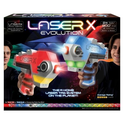 NSI International Laser X Evolution Double Blaster Set B2 – Set für 2 Spieler