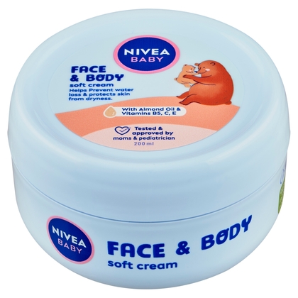 NIVEA Baby Krém na obličej a tělo 200 ml