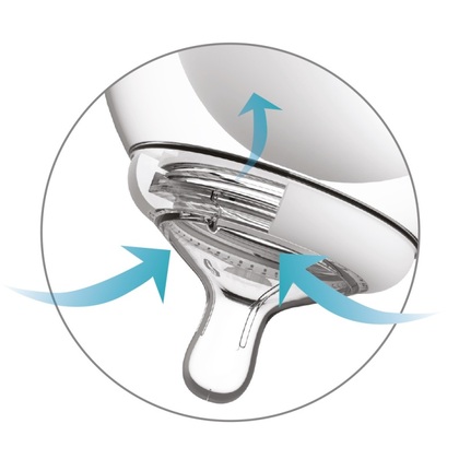 Nanobébé Láhev na krmení / skladování mléka, 150ml, od 0m+, šedá