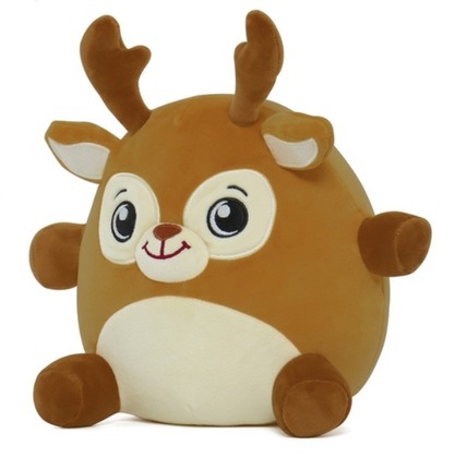 Dream Beams - Világító puha játék/párna, Rénszarvas Róbert, 18cm