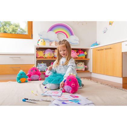 Dream Beams - Svietiaci plyšák/vankúšik, Dinosaurus Dana, 18cm