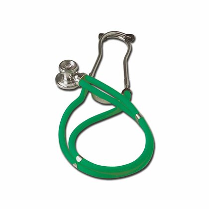 GIMA JOTARAP 5v1, Stetoskop pre internú medicínu, dvojhlavový, dvojhadičkový, zelený