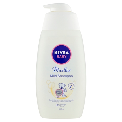 NIVEA Baby Sanftes Mizellen-Shampoo, 500 ml