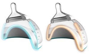 Nanobébé Láhev na krmení / skladování mléka, 150ml, od 0m+, šedá