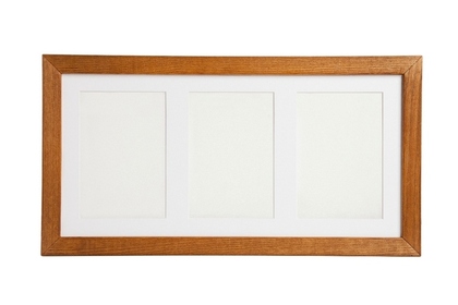 Baby Otisk Sada pre odtlačok, trojitý rám z hlinou - prírodný